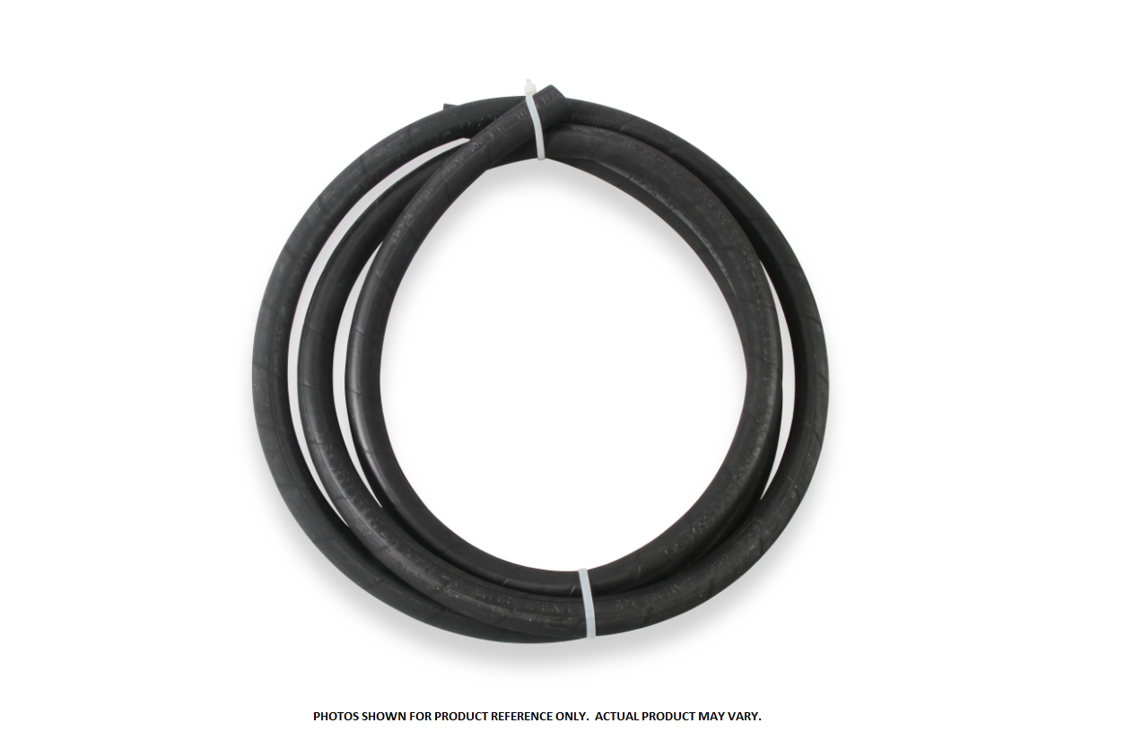 Black Push-On Hose -10 AN 6 Feet synthetic rubber Mr Gasket-2