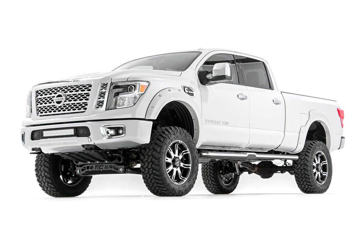 Rough Country 6 Inch Nissan Suspension Lift Kit 16-20 Titan XD 4WD Rough Country