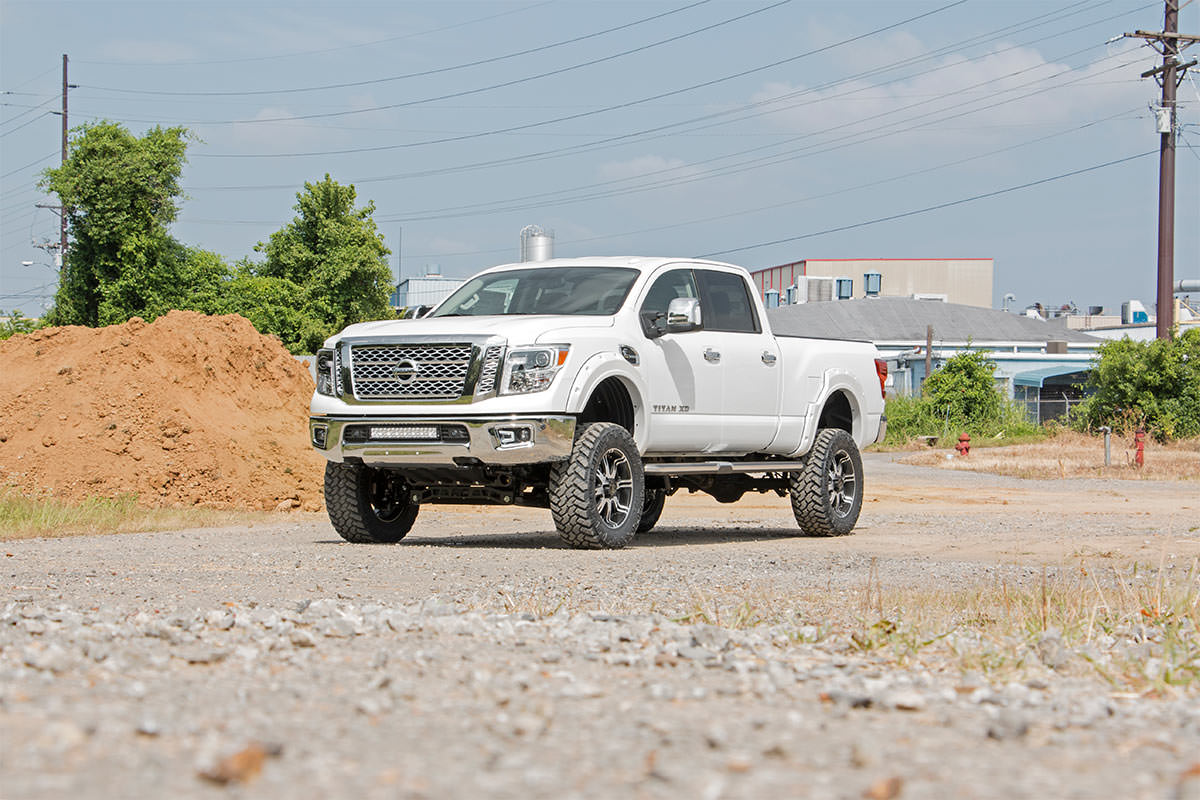 6 Inch Lift Kit Nissan Titan XD 4WD (2016-2024) Rough Country-4