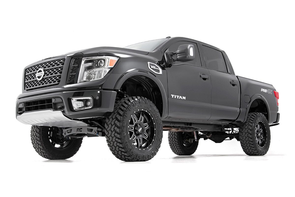 Rough Country 6 Inch Nissan Suspension Lift Kit 17-20 Titan 4WD Rough Country