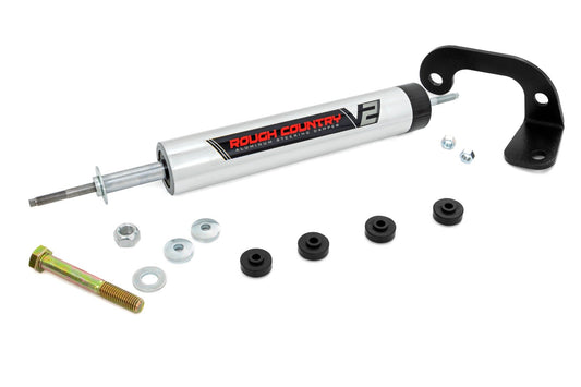 V2 Steering Stabilizer | 4-6 Inch Lift | Chevy C1500/K1500 Truck & SUV (88-99) Rough Country