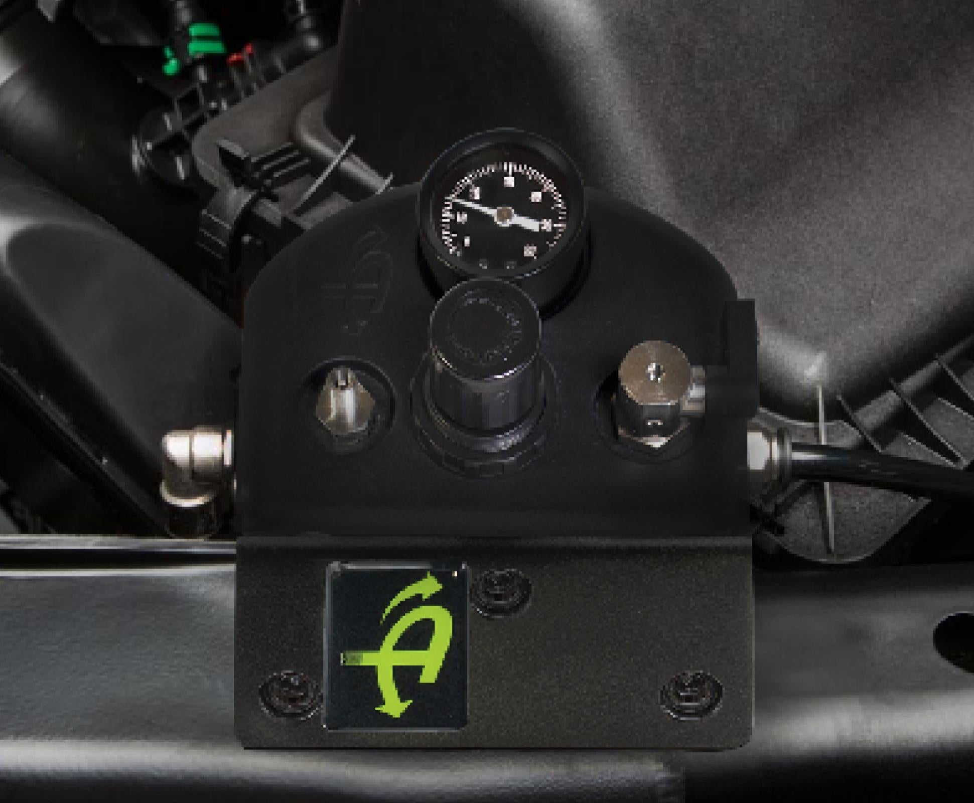 Tire Inflator System 4 Tire Universal With Box, Fittings, Hoses and Storage Bag Black Up Down Air-2