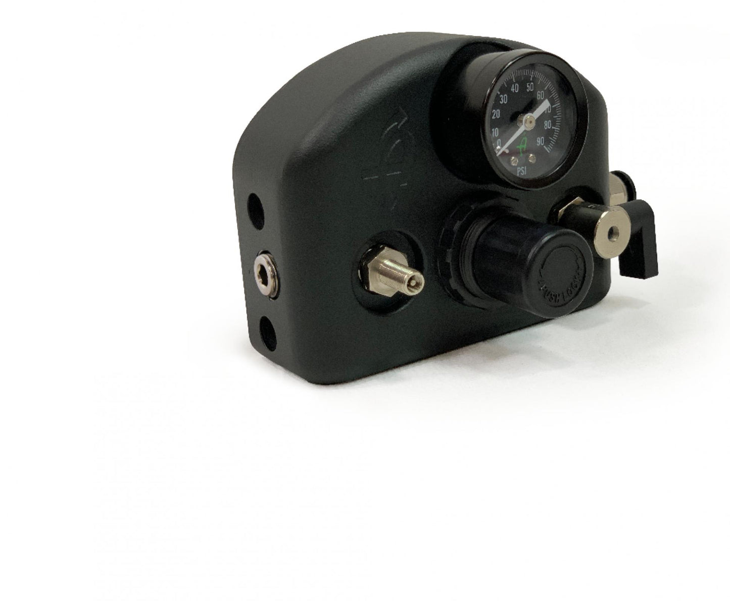 Tire Inflator System 4 Tire Universal With Box, Fittings, Hoses and Storage Bag Black Up Down Air-6
