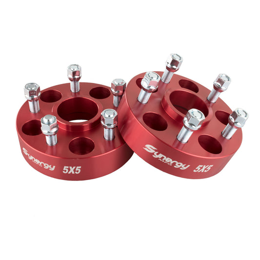 Jeep JL Hub Centric Wheel Spacers 5X5-1-3/4 Inch Width M14 x 1.50 Stud Size Wrangler JL Synergy MFG