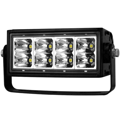 Rugged Vision Off Road LED Light Bar Rectangle 6 Inch 8 LEDS High Output Weather Resistant Housing AnzoUSA