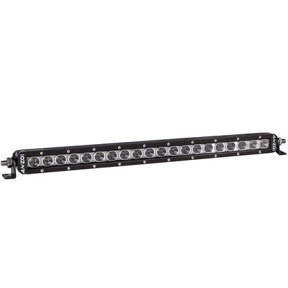 Rugged Vision Off Road LED Light Bar 20 Inch 5W High Intensity LED Single Row Spot 100W / 7500 Raw Lumen Output AnzoUSA
