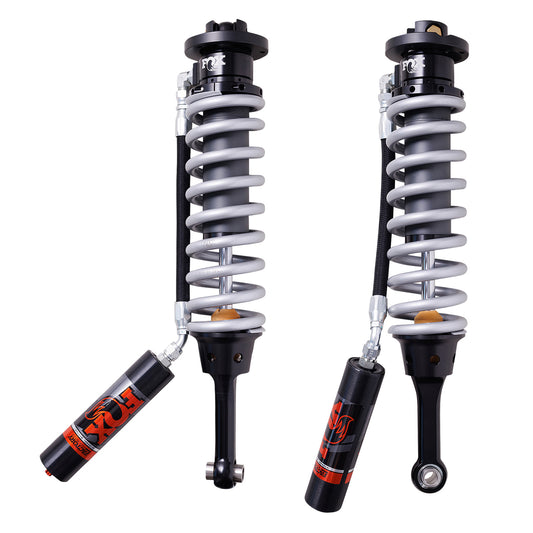 Shock Absorber 10-14 Ford Raptor Front Coilover Internal Bypass 3.0 Series Remote Reservoir 7.6 Inch 0-2 Inch Lift Cerakote Kit Fox Factory
