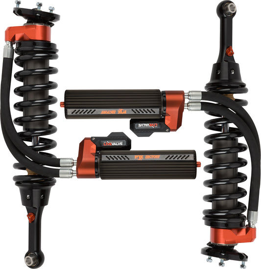 Shock Absorber 19-On Ford Raptor Front Coilover Live Valve Internal Bypass 3.0 Series Remote Reservoir 7.9 Inch 0-2 Inch Lift Kit Fox Factory