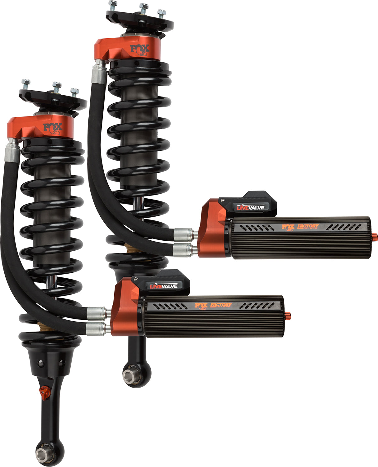 Shock Absorber 19-On Ford Raptor Front Coilover Live Valve Internal Bypass 3.0 Series Remote Reservoir 7.9 Inch 0-2 Inch Lift Kit Fox Factory-10