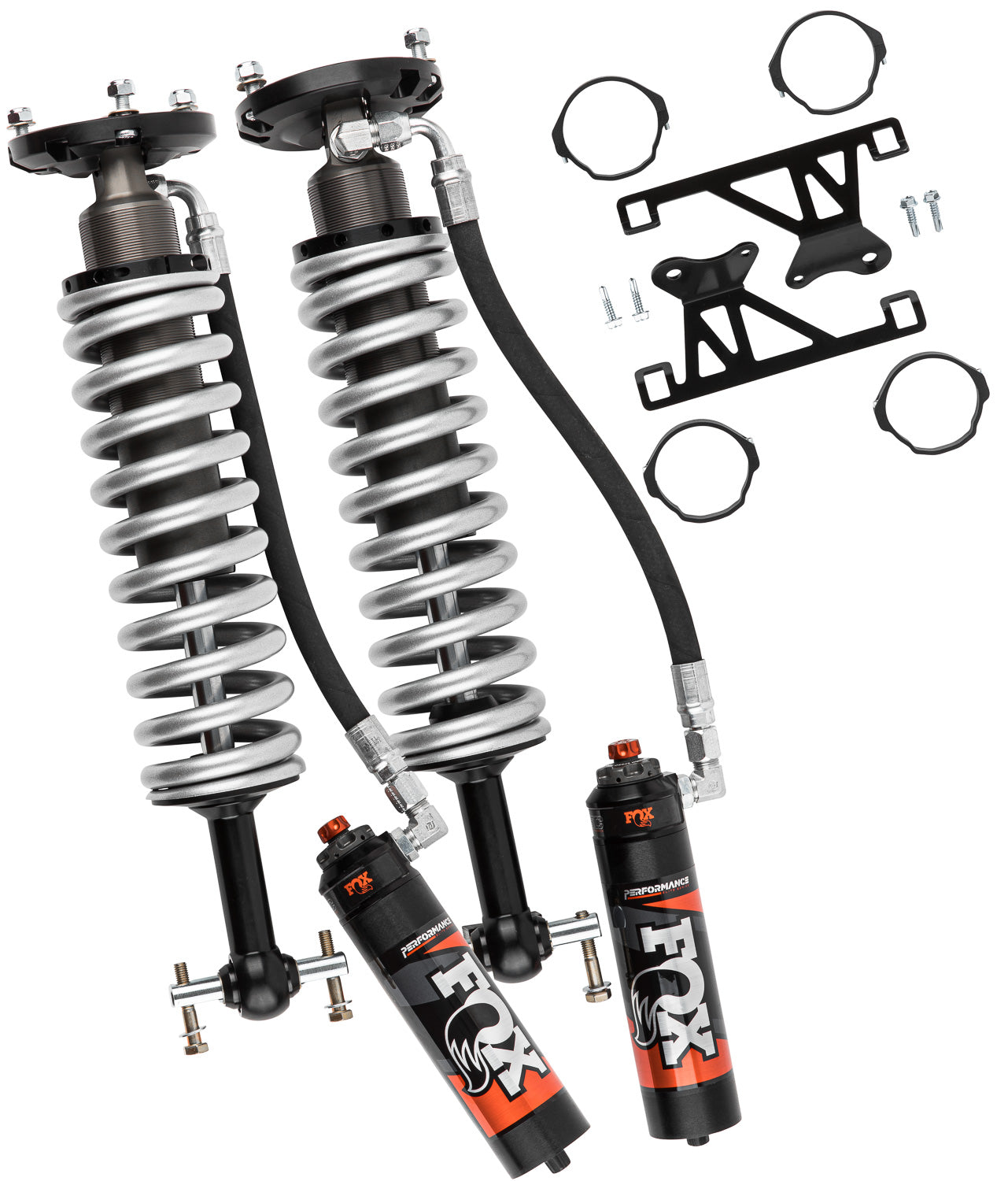 Shock Absorber 07-18 Gm 1500 W/Uca Front Coilover 2.5 Truck Performance Elite Series Remote Reservoir 2.5-3 Lift Dual Speed Compression Kit Fox Factory-1