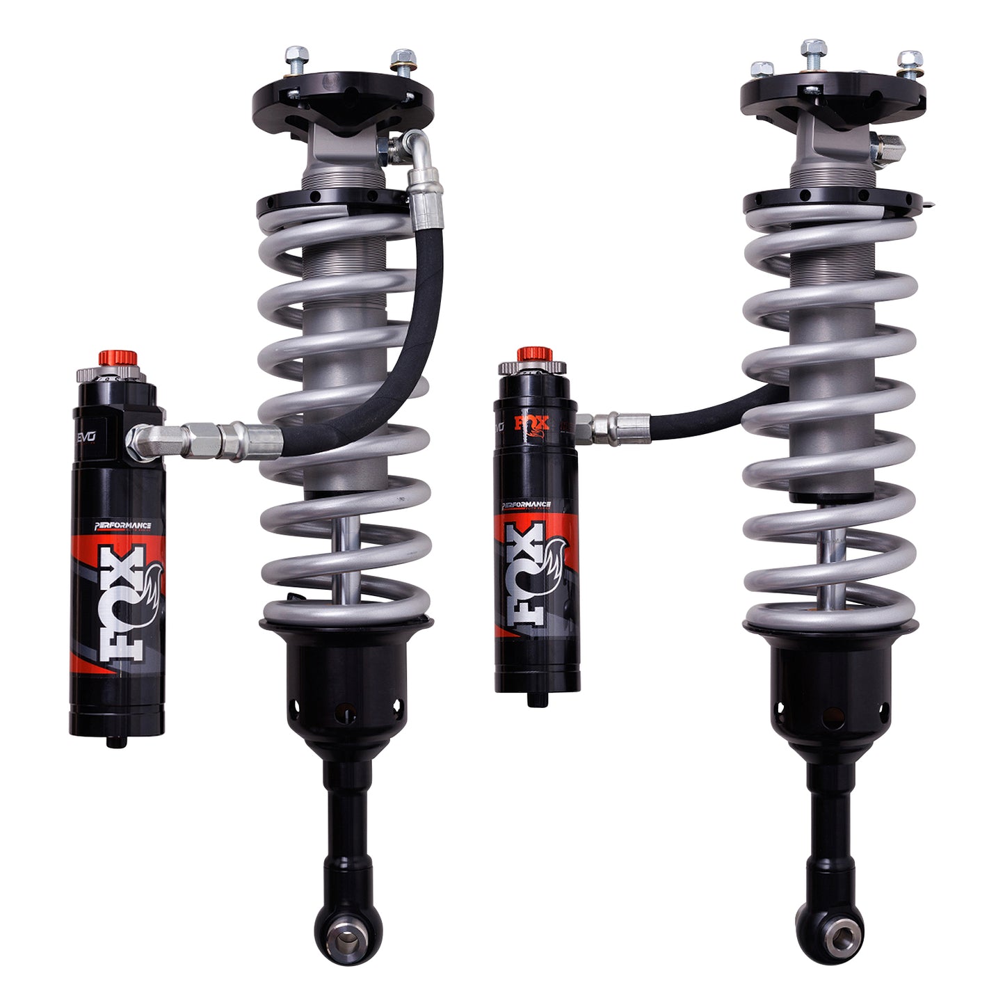 Shock Absorber 24-On Toyota Tacoma Front Coilover 2.5 Truck Performance Elite Series Remote Reservoir Dual Speed Compression Evo 1-3 Inch Lift Kit Fox Factory