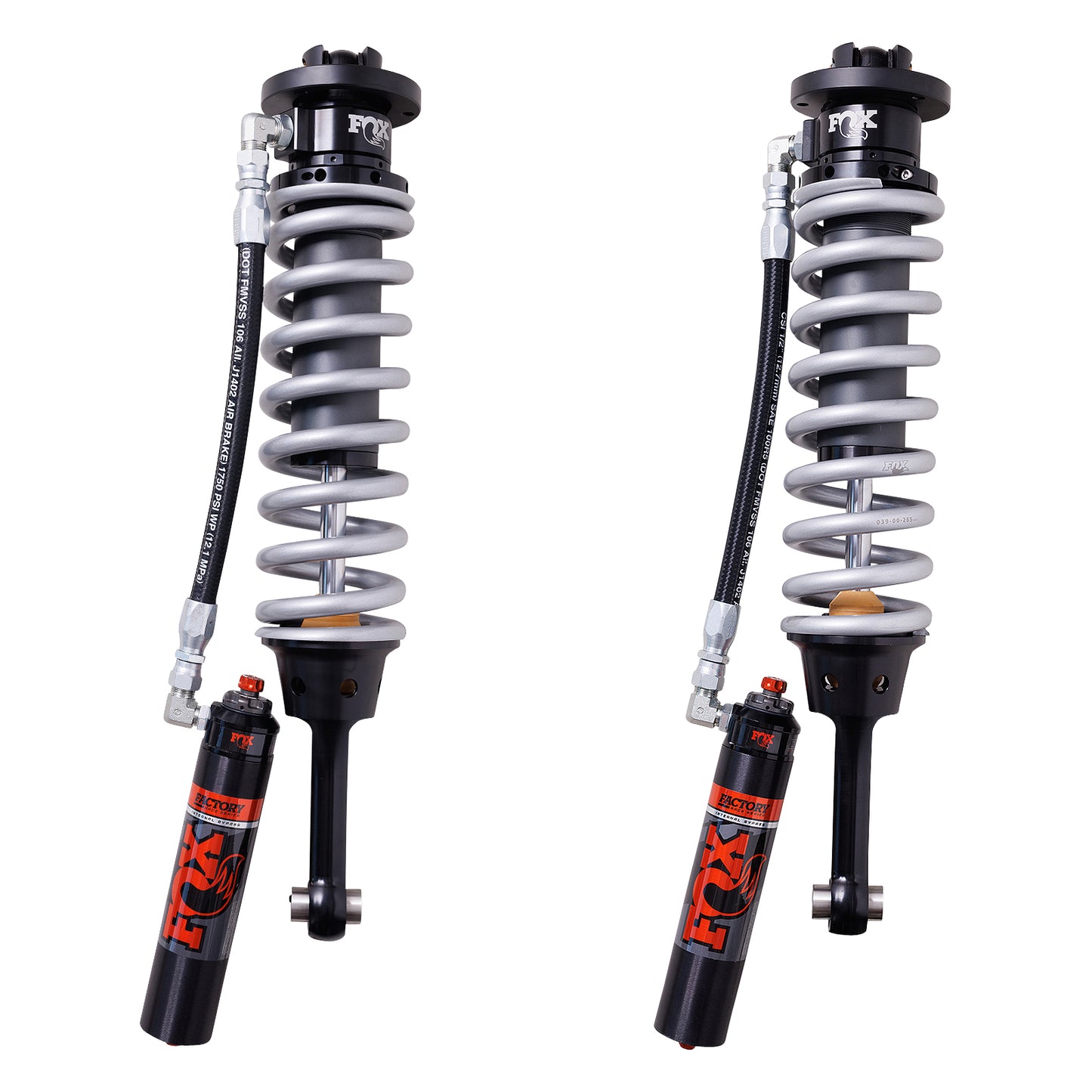 Shock Absorber 24-On Toyota Tacoma Front Coilover Internal Bypass 3.0 Series Remote Reservoir Dual Speed Compression Evo 2-3 Lift Kit Fox Factory