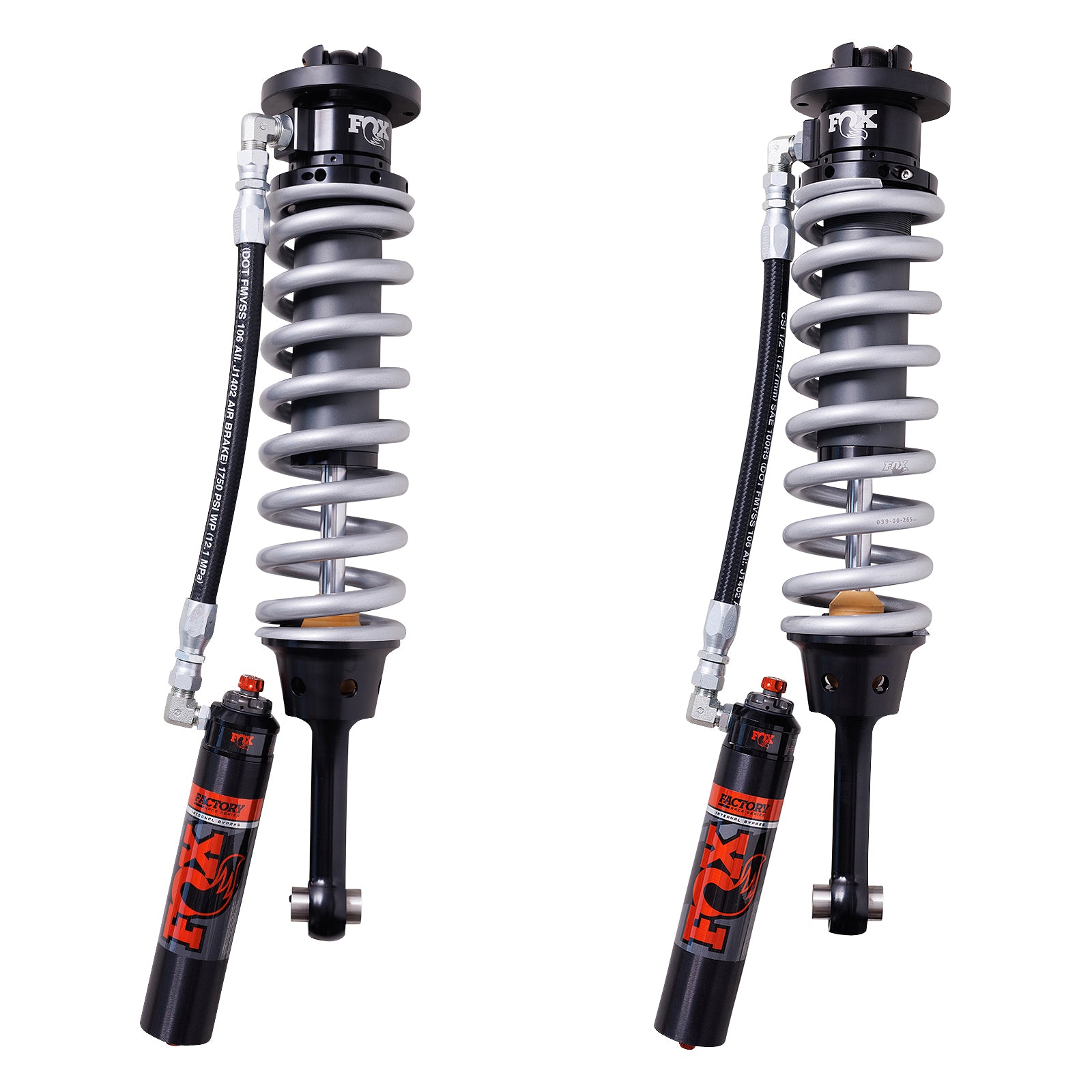Shock Absorber 24-On Toyota Tacoma Front Coilover Internal Bypass 3.0 Series Remote Reservoir Dual Speed Compression Evo 2-3 Lift Kit Fox Factory