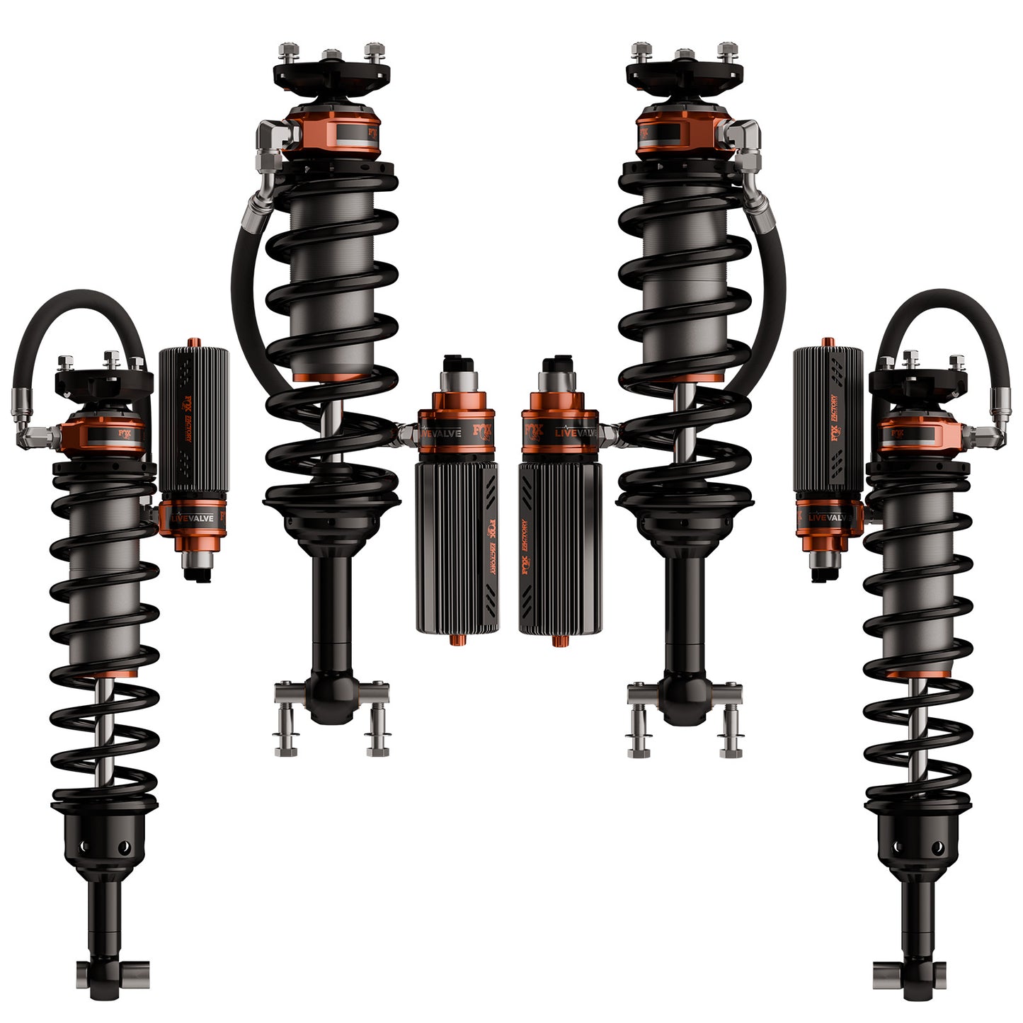 Shock Absorber 21-On Ford Bronco 3.2 Truck Race Series Live Valve Connected Suspension Kit Fox Factory