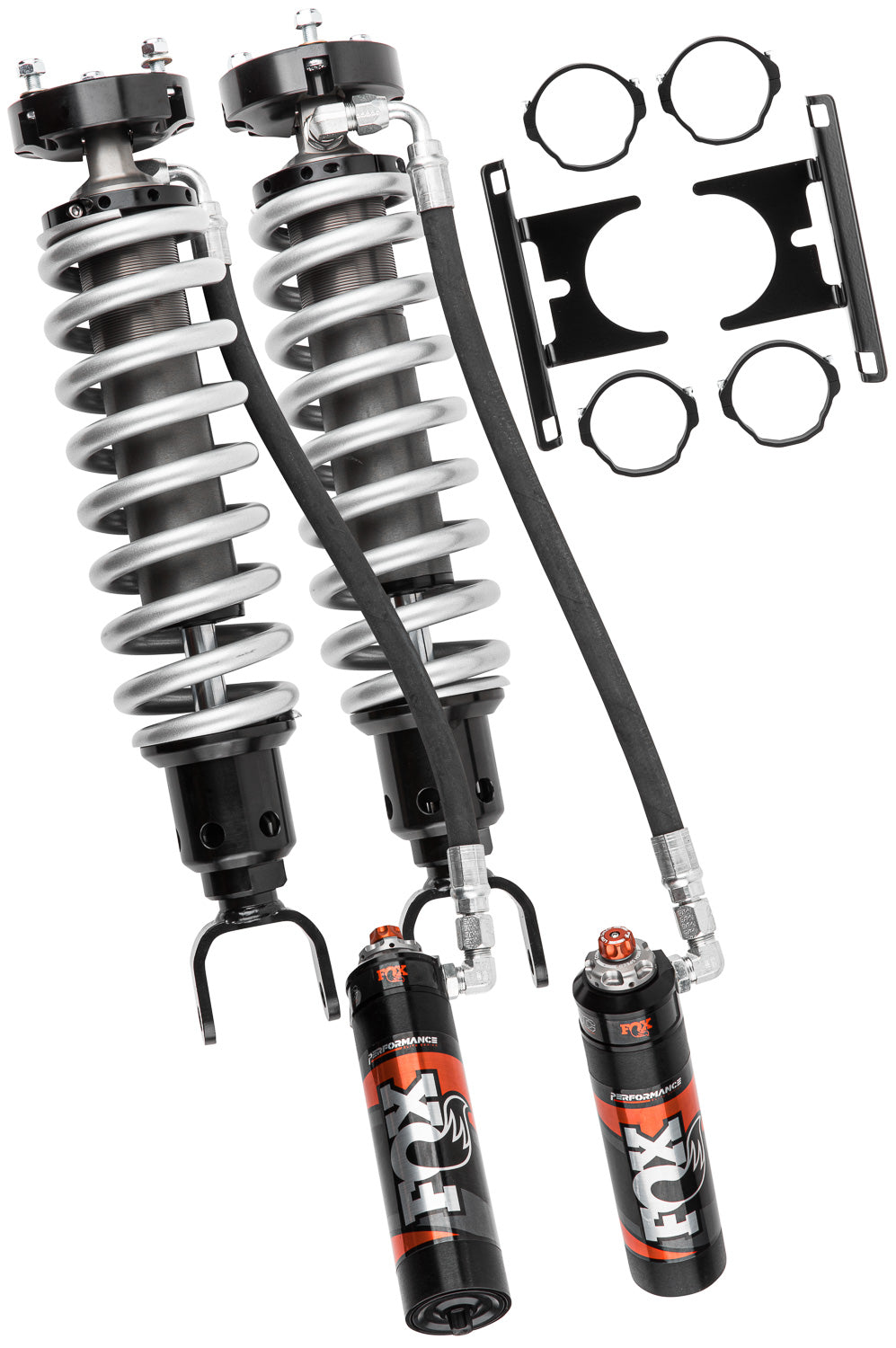 Shock Absorber 12-24 Ram 1500 Ds Classic Front Coilover 2.5 Performance Elite Series Remote Reservoir 1-2 Inch Lift Dual Speed Compression Kit Fox Factory-1