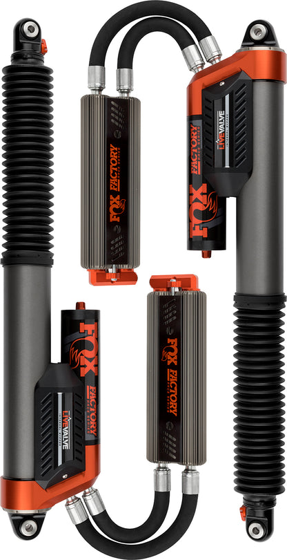 Shock Absorber 19-On Ford Raptor Rear Live Valve Internal Bypass 3.0 Series Piggy-Back External Cooler 12.3 Inch 0-1 Inch Lift Kit Fox Factory