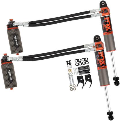 Shock Absorber 18-On Jeep Wrangler JL Front Internal Bypass 3.0 Series Remote Reservoir 8.8 Inch 2-3 Inch Lift Dual Speed Compression Kit Fox Factory-6