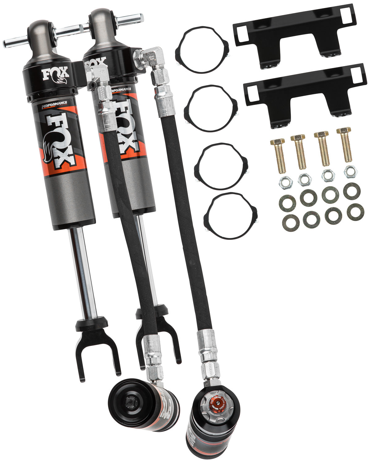 Shock Absorber 20-On Gm 2500/3500 W/ Uca Front 2.5 Truck Performance Elite Series Remote Reservoir 5.7 Inch 1.5-2.5 Inch Lift Dual Speed Compression Kit Fox Factory-4