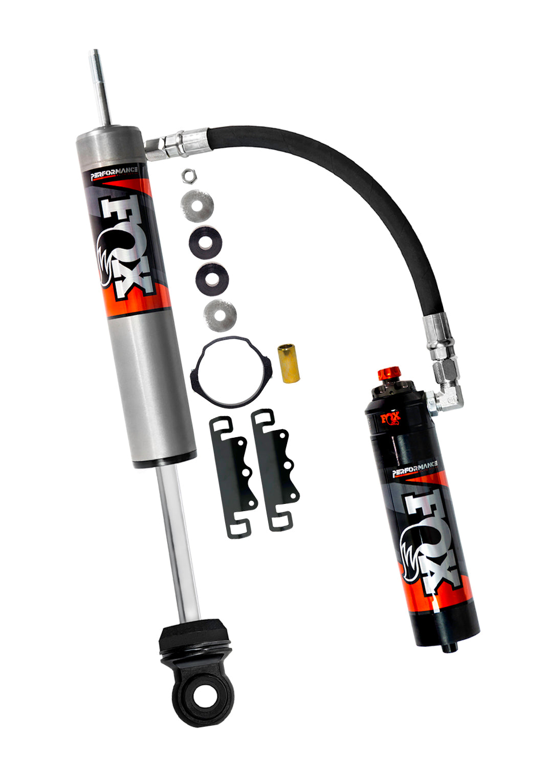 Shock Absorber 17-On Ford Super Duty Front 2.5 Truck Performance Elite Series Remote Reservoir 2-3.5 Inch Lift Dual Speed Compression Kit Fox Factory-2