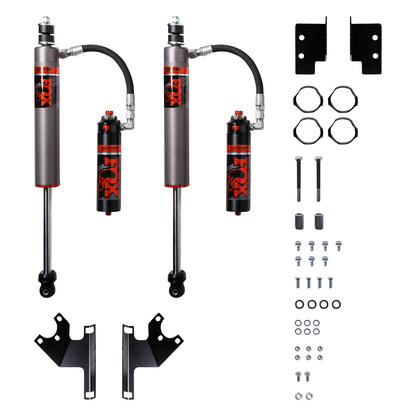 Shock Absorber 07-18 Jeep Wrangler JK Front Internal Bypass 2.5 Race Series Remote Reservoir 2.5-4 Inch Lift Dual Speed Compression Kit Fox Factory-2