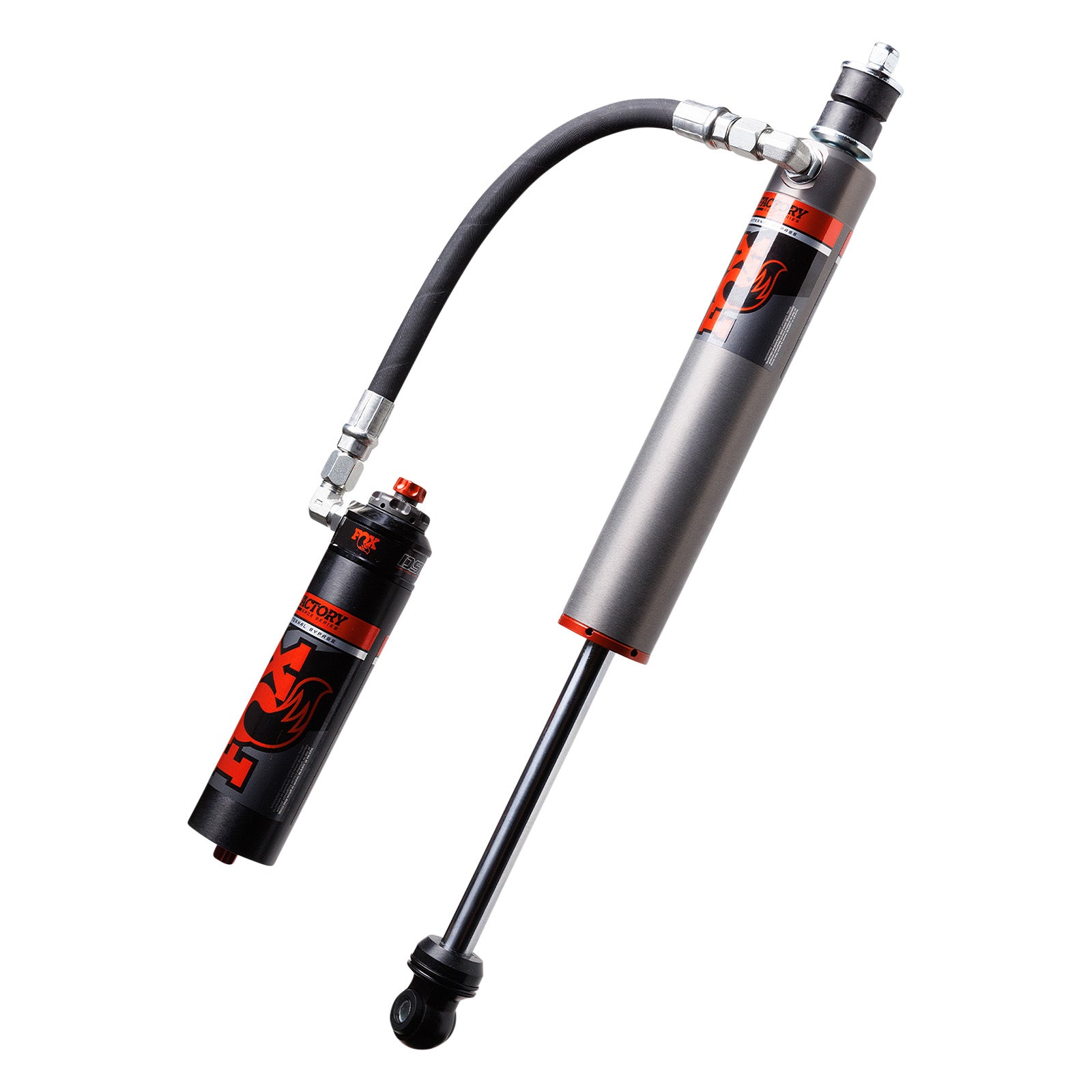 Shock Absorber 05-23 Toyota Tacoma Rear 2.5 Truck Race Series Internal Bypass Remote Reservoir 0-1.5 Inch Lift Dual Speed Compression Kit Fox Factory