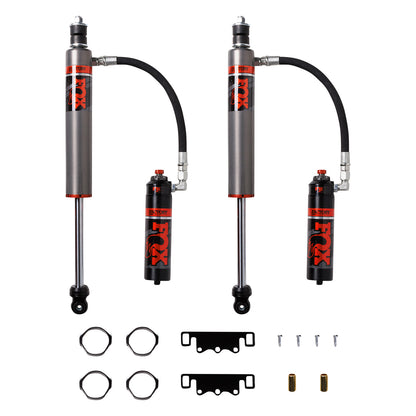 Shock Absorber 05-23 Toyota Tacoma Rear 2.5 Truck Race Series Internal Bypass Remote Reservoir 2-3 Inch Lift Dual Speed Compression Kit Fox Factory-2