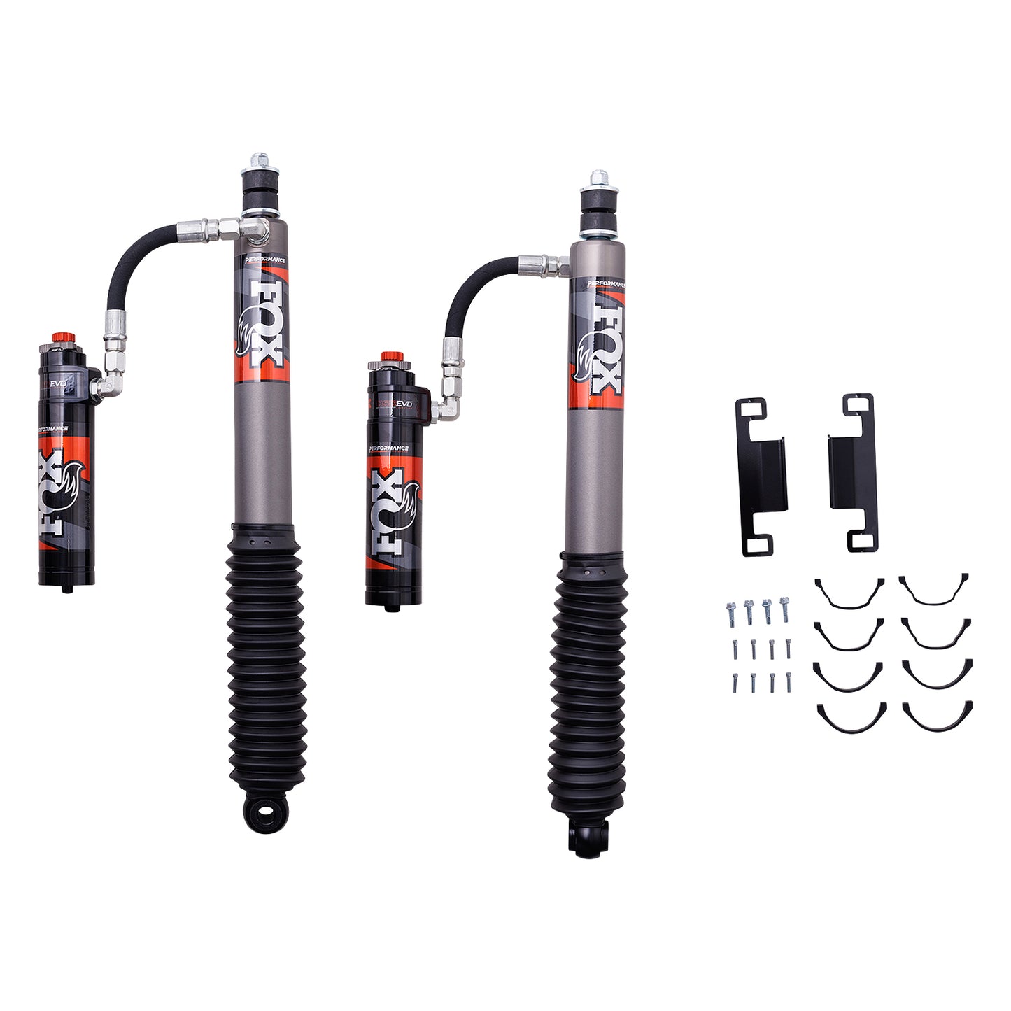 Shock Absorber 24-On Toyota Tacoma Rear 2.5 Truck Performance Elite Series Remote Reservoir Dual Speed Compression Evo 0-1.5 Inch Lift Kit Fox Factory-3