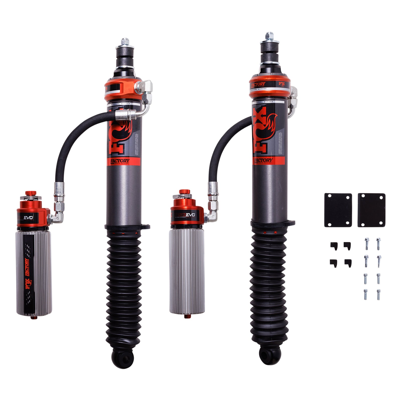 Shock Absorber 25-On Toyota 4Runner 24-On Land Cruiser 250 & Gx550 Rear Internal Bypass 3.2 Truck Race Series Remote Reservoir Dual Speed Compression Evo 0-2 Inch (0-51Mm) Lift Kit Fox Factory