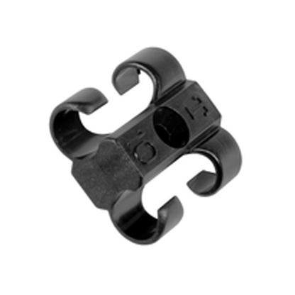 Dual Plug Wire Separators, Set Of 16, For Sleeved 8-8.5Mm Wires Tidy Up Your Engine Bay With Dual Plug Wire Separators MSD Ignition