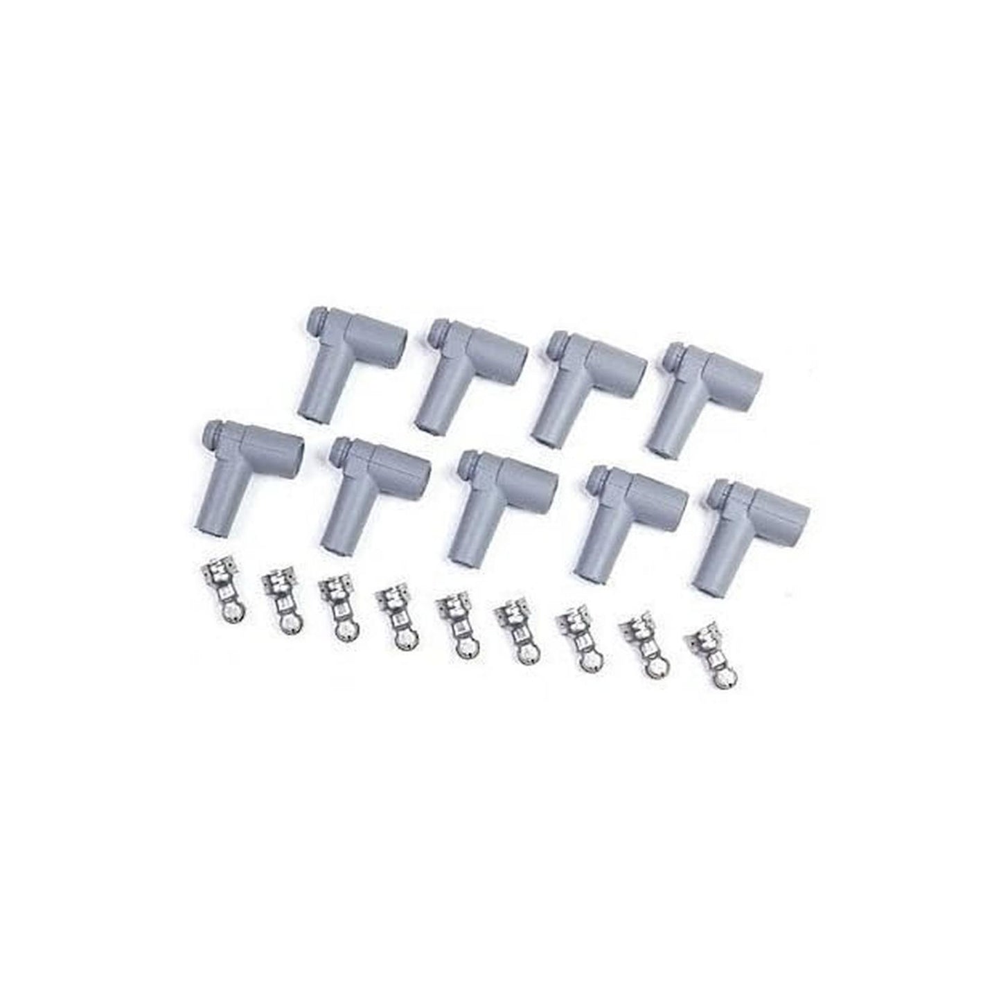 Distributor Boot & Terminal Kit 90 Deg Hei Gray Distributor Boot & Terminal Kit 90 Deg Hei Gray For Use With Boot/Wire Retainer Style Distributor Cap MSD Ignition