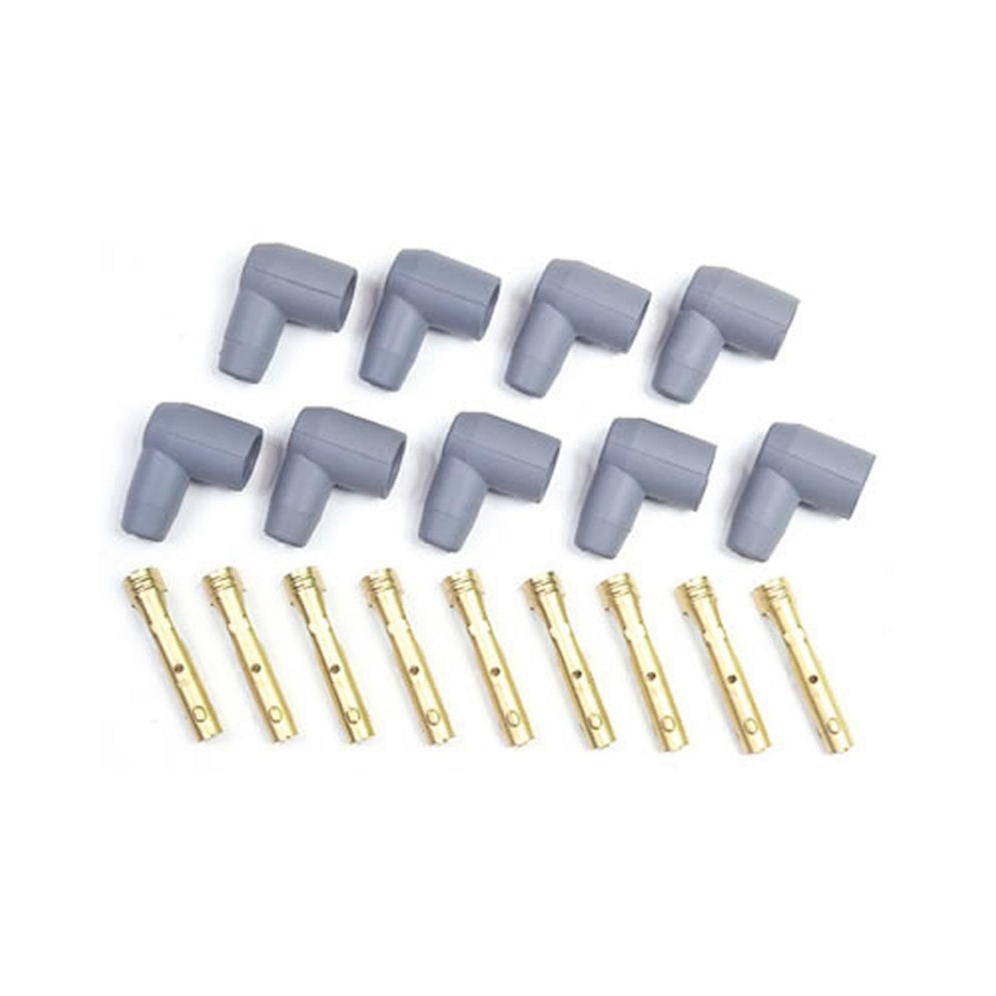 Boot & Terminal Kit 90 Deg Female Socket Style Gray MSD Ignition
