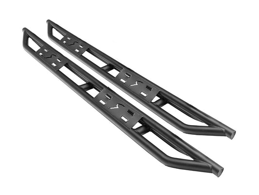 TrailCrawler Rock Slider Step for 2020-2021 Jeep Gladiator, Black Rampage
