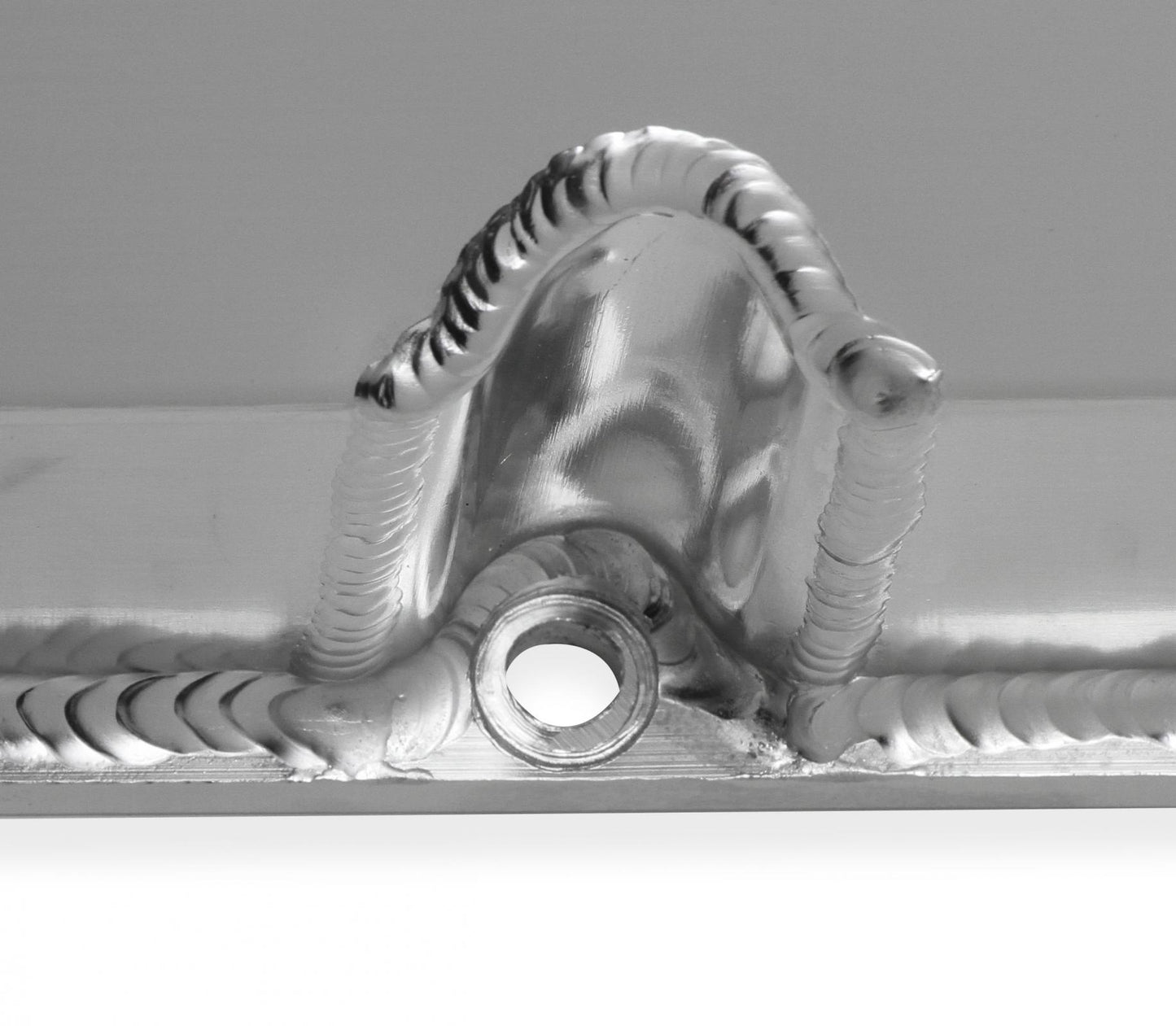 Valve Cover Fabricated Aluminum Ford Fe Tall Natural Anodized 1958-1976 Ford Fe 332-428 Cubic Inch Short Bolt Holley Sniper EFI-2