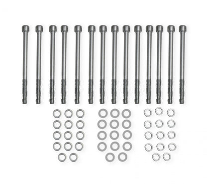 Valve Cover Fabricated Aluminum Bbc Natural Anodized 1965-2000 Chevrolet Big Block 396-454 1/4 Inch Thick Billet Rail Holley Sniper EFI-1