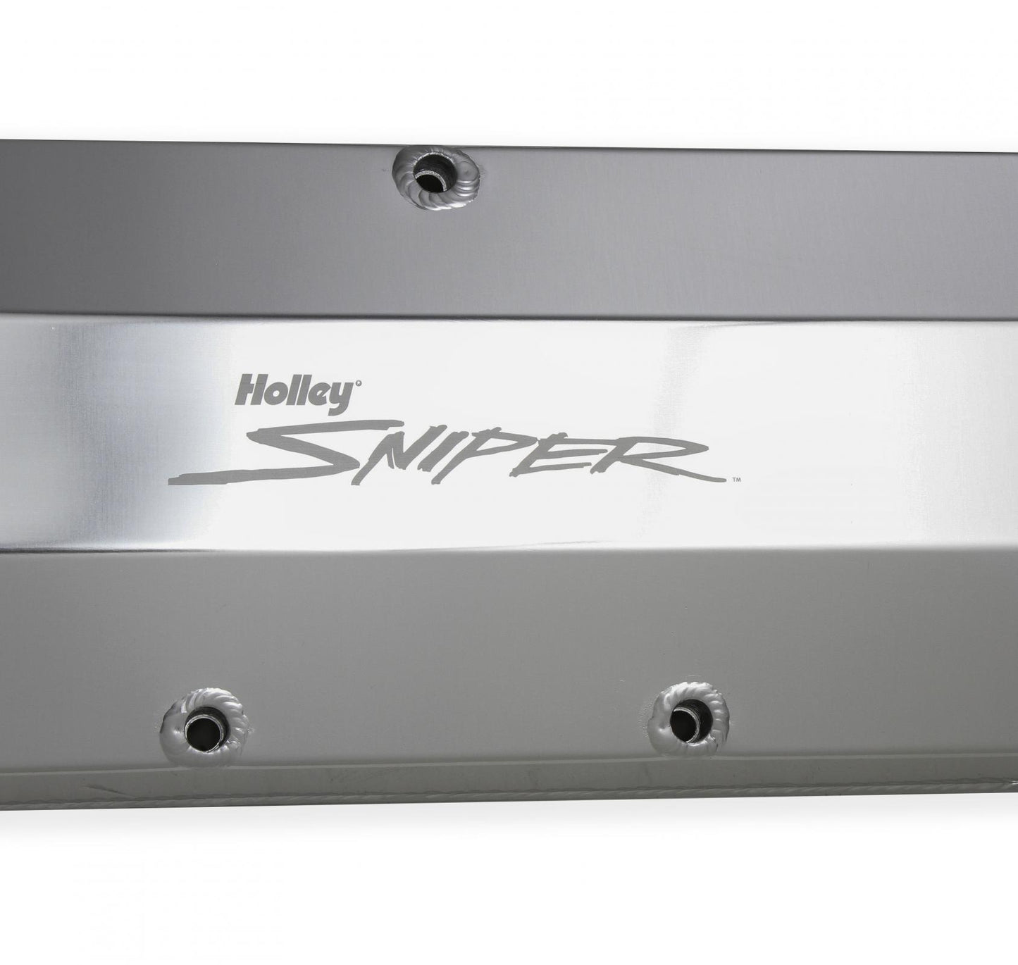 Valve Cover Fabricated Aluminum Bbc Natural Anodized 1965-2000 Chevrolet Big Block 396-454 1/4 Inch Thick Billet Rail Holley Sniper EFI-3