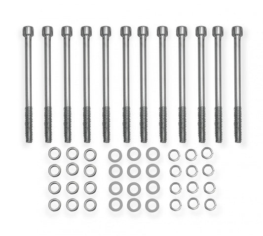 Valve Cover Fabricated Aluminum Ford Big Block Natural Anodized 1968-97 Ford Big Block 429-460 Cubic Inch Holley Sniper EFI-1