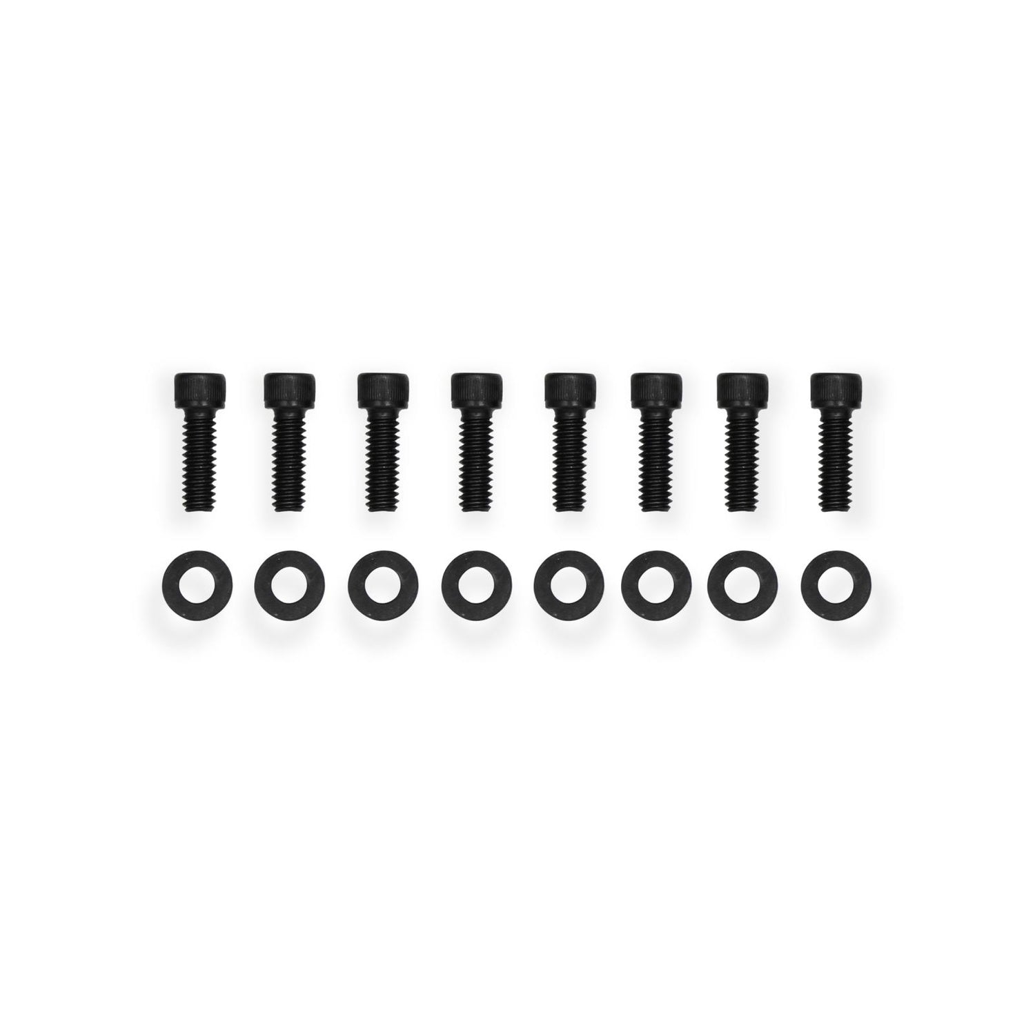 Valve Cover Fabricated Aluminum Sbc Perimeter Bolt Flat Black 1958-1986 Chevrolet Small Block 283-400 Cubic Inch Holley Sniper EFI