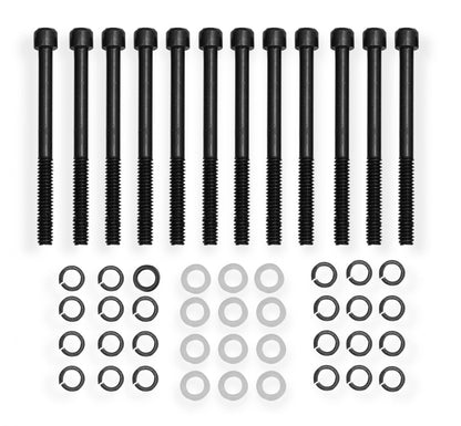 Valve Cover Fabricated Aluminum Ford Small Block Tall Black 1962-85 Ford Windsor Small Block 260-351 Cubic Inch Long Bolt Holley Sniper EFI-1