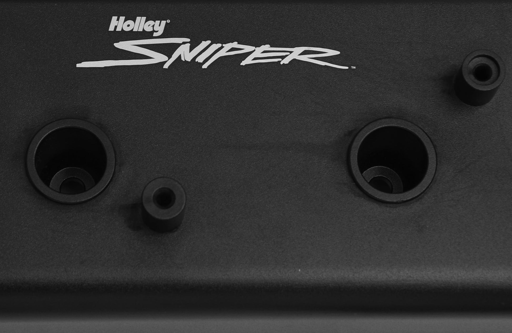 Valve Cover Fabricated Aluminum GM Ls Engines Satin Black GM Gen Iii/Iv Ls Engines Oem Ls Coil Stands Logo Tig Welded Holley Sniper EFI-10