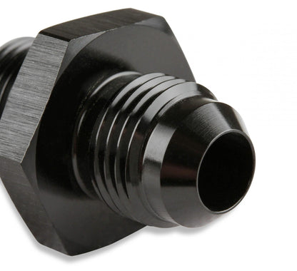 Aluminum Tube Adapter -6 AN Male AN To 3/8 Inch Tubing Black 6061 Aluminum Tube Adapter Mr Gasket-2