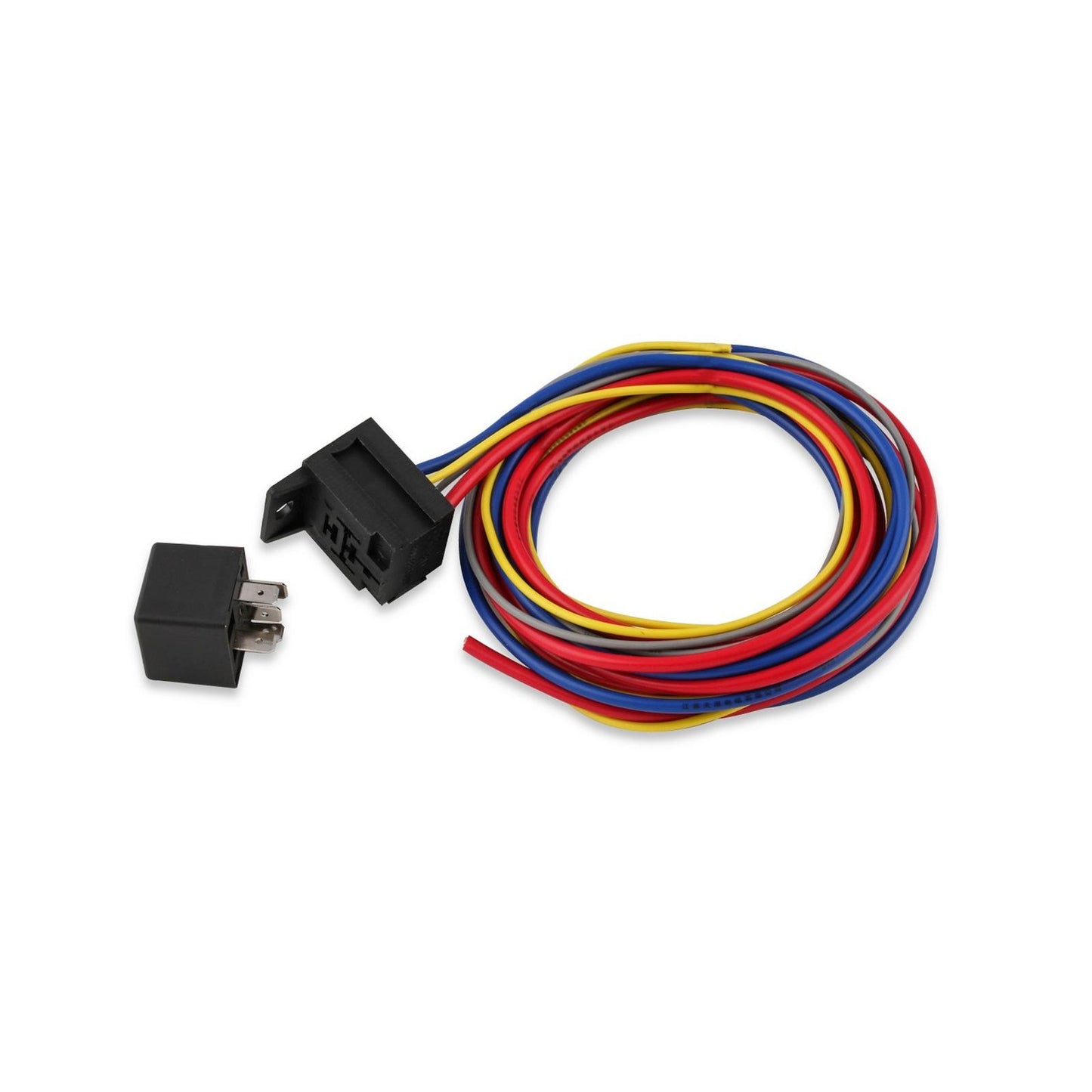 Electric Fan Harn./Relay Kit 195 Deg-30A Temperature Controlled Cooling Fan Harness & Relay Kit W/ 195 Degree Temperature Switch. 30 Amp Relay And Circuit Breaker MSD Ignition-3