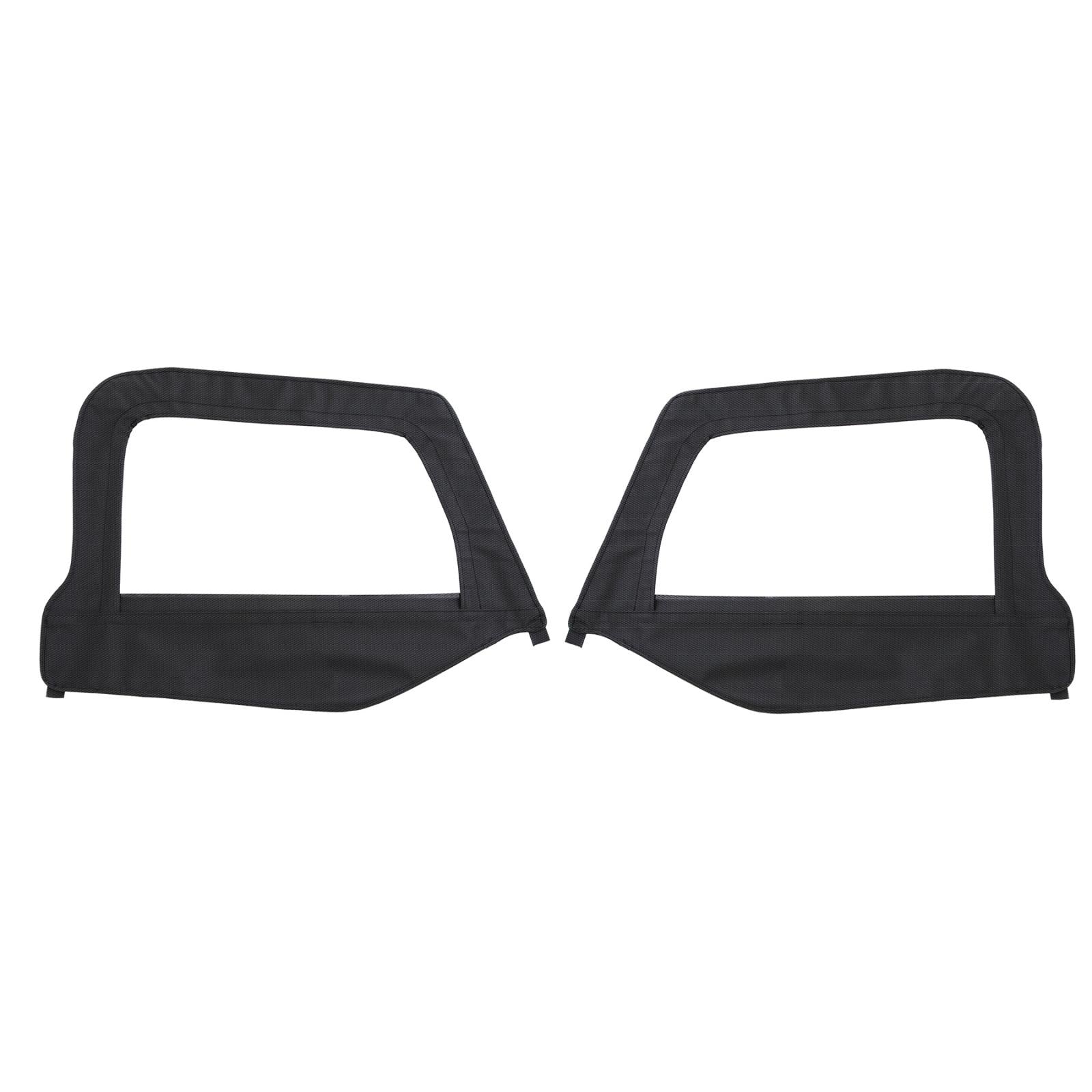 Soft Top Door Skins Only Black Diamond 97-06 Wrangler TJ Smittybilt