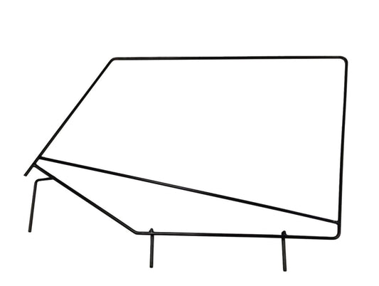 Factory Replacement Door Window Frame for 1997-2006 Jeep Wrangler TJ, Black Rampage