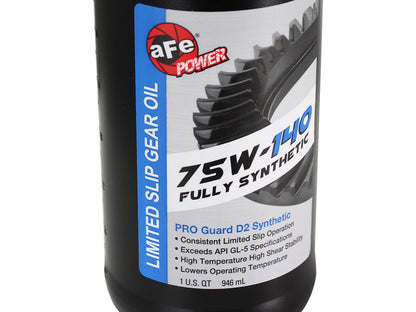 Chemicals Pro Guard D2 Synthetic Gear Oil 75W-140, 1 Qt. aFe Power-1