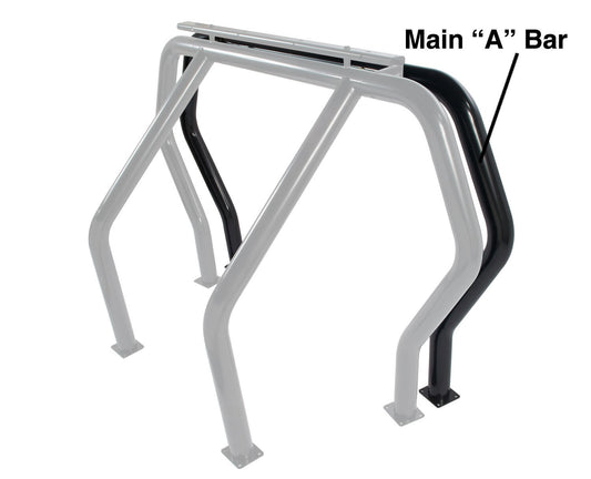 Bed Bar Component A Additional Bar Black Powdercoat 1975-1978 GMC C15/K15 1975-1983 Ford F-100 1975-1986 Chevrolet C10/K10 Go Rhino