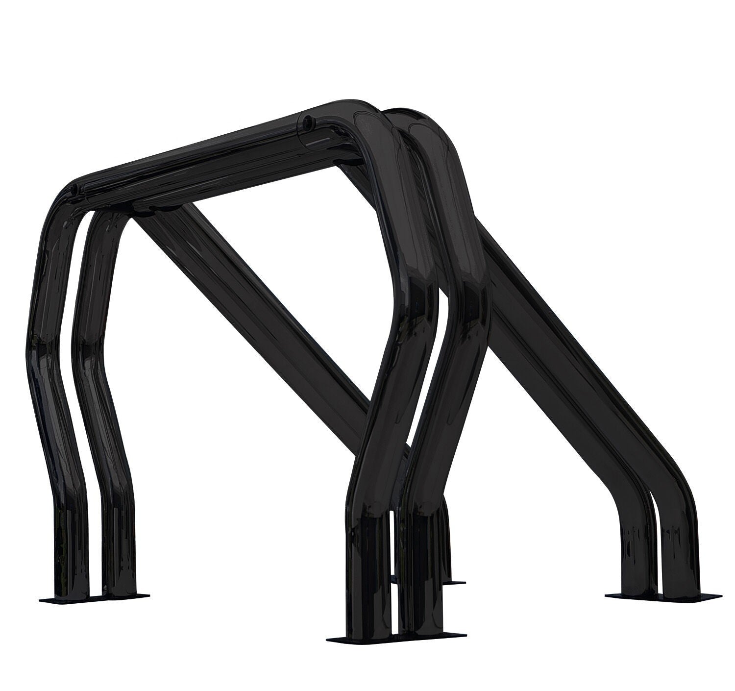 Double Bar/Double Kicker (Between Wheel Wells) Black Powdercoat 1975-1978 GMC C15/K15 1975-1983 Ford F-100 1975-1986 Chevrolet C10/K10 Go Rhino