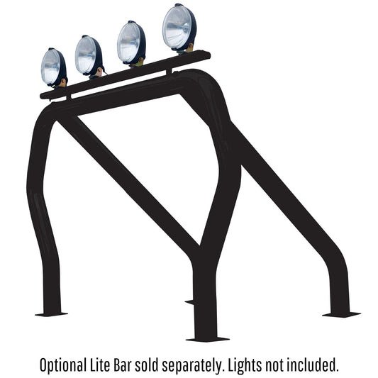 Single Bar/Single Kicker (Between Wheel Wells) Black Powdercoat 1975-1983 Ford F-100 1975-1986 Chevrolet C10/C20/C30 Go Rhino