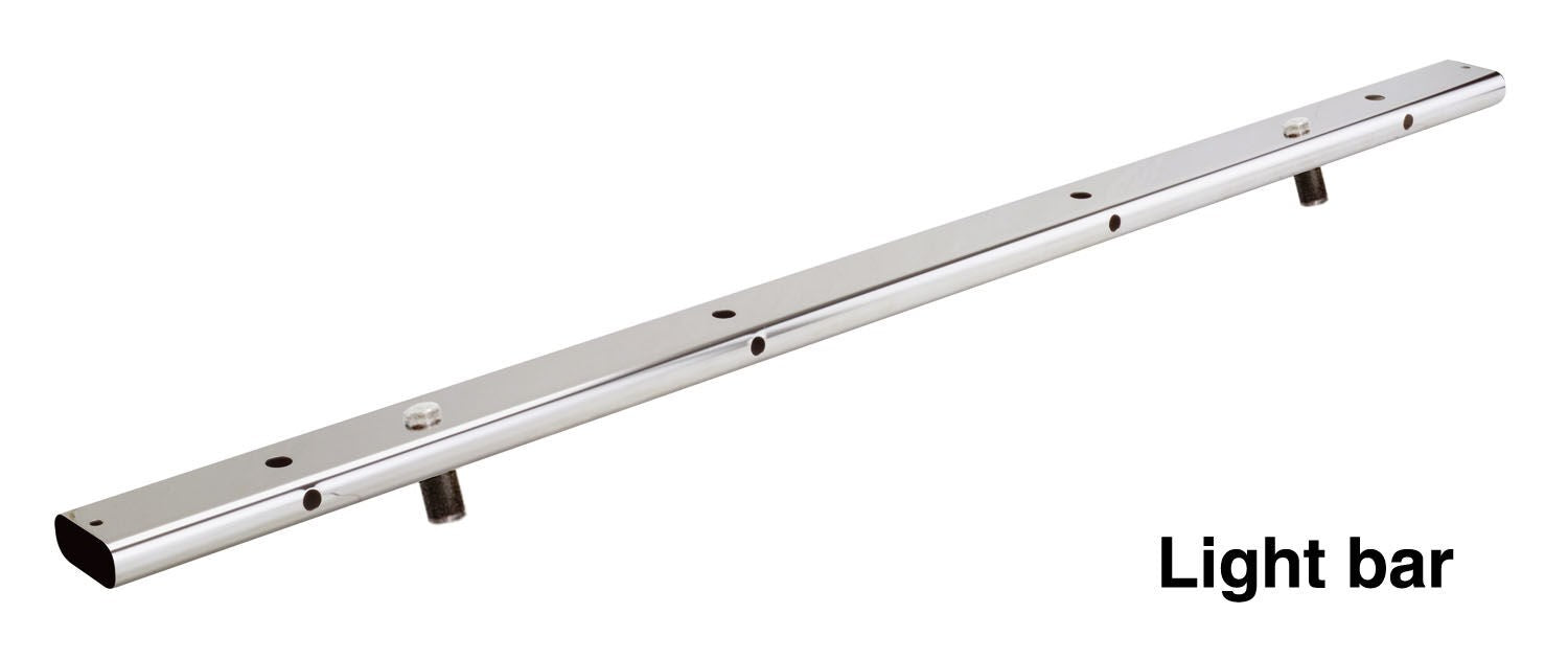 Bed Bar Light Bar Mount for InchB Inch Main Bar Polished Stainless Steel Go Rhino