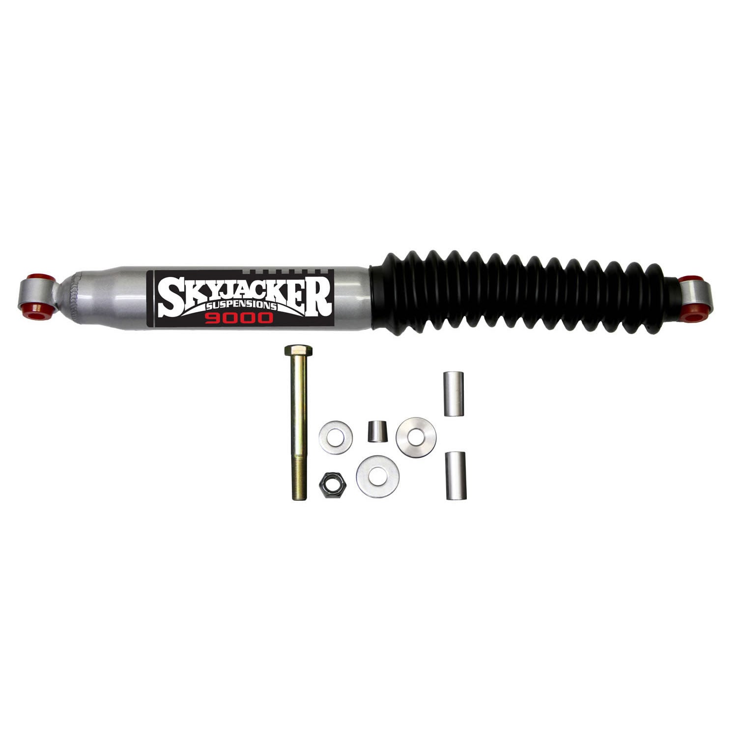 Steering Stabilizer HD OEM Replacement Kit Silver w/Black Boot 03-10 Dodge Ram 2500/3500 11-13 Ram 2500 11-12 Ram 3500 Skyjacker