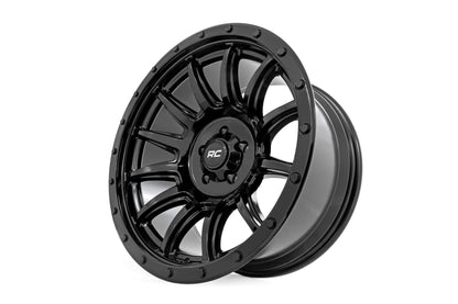 90 Series Wheel One-Piece Gloss Black 20x9 Rough Country-9